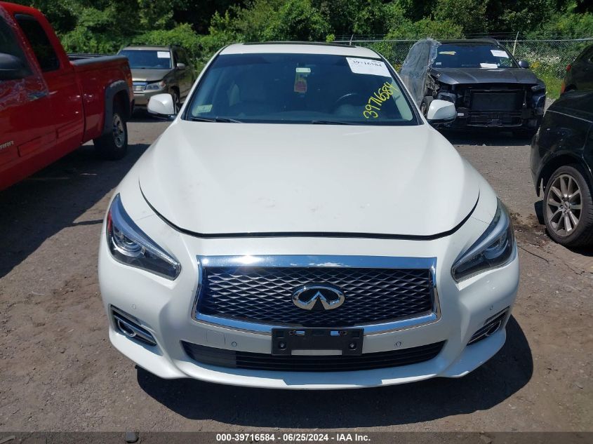 2016 Infiniti Q50 3.0T Premium VIN: JN1EV7AR0GM344950 Lot: 39716584