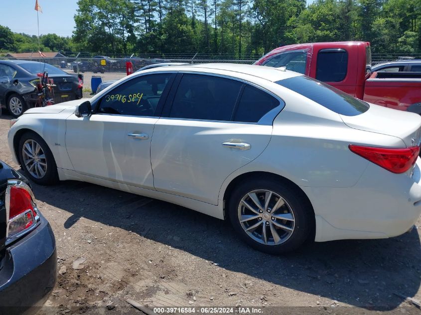 2016 Infiniti Q50 3.0T Premium VIN: JN1EV7AR0GM344950 Lot: 39716584