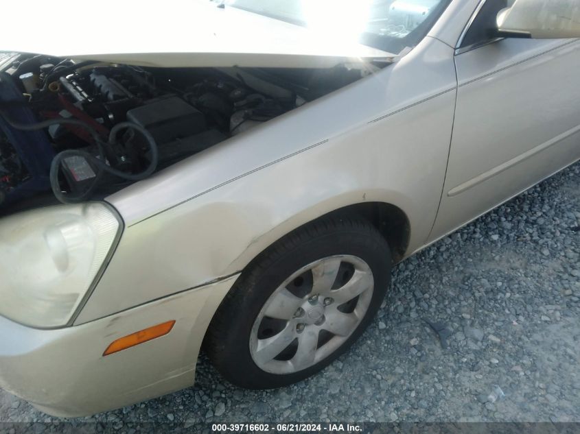 2007 Kia Optima Lx VIN: KNAGE123175138637 Lot: 39716602