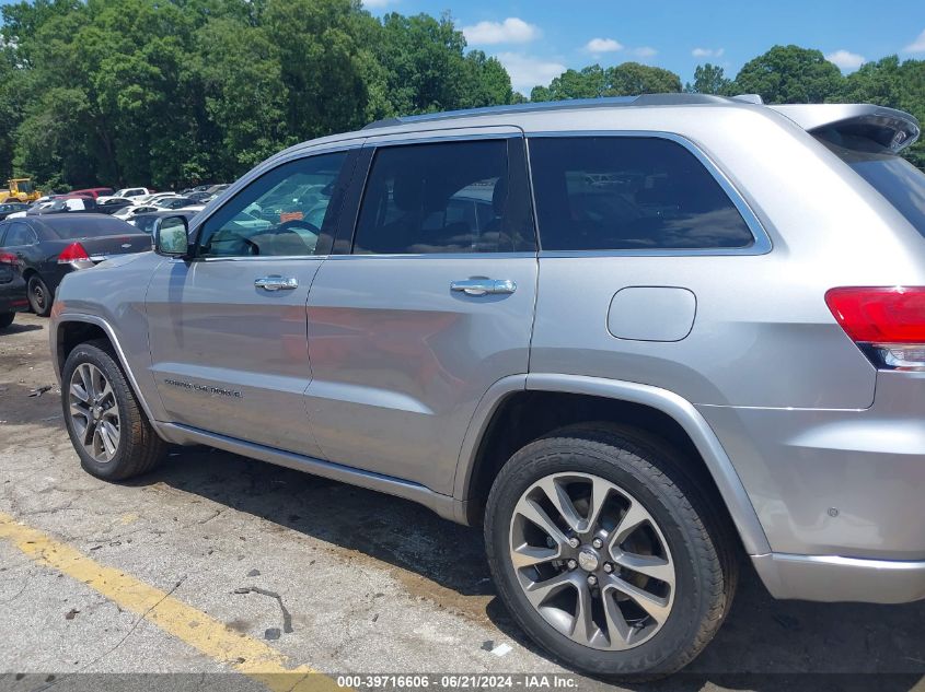 2017 Jeep Grand Cherokee Overland 4X2 VIN: 1C4RJECG8HC628750 Lot: 39716606