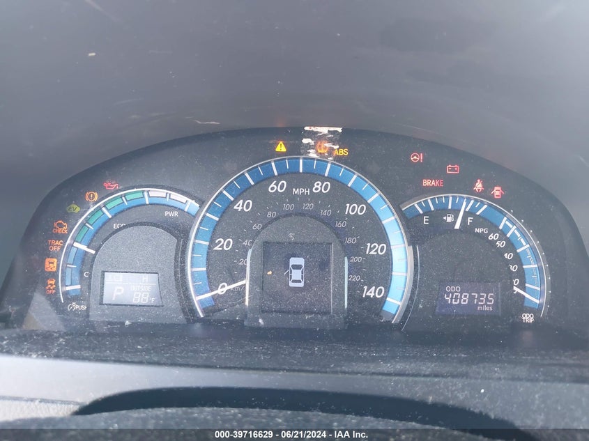 2013 Toyota Camry Hybrid Hybrid/Le/Xle VIN: 4T1BD1FK8DU087863 Lot: 39716629