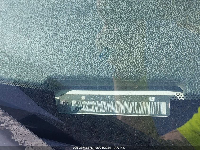 2009 Chevrolet Silverado 1500 Lt VIN: 1GCEC29009Z121454 Lot: 39716676