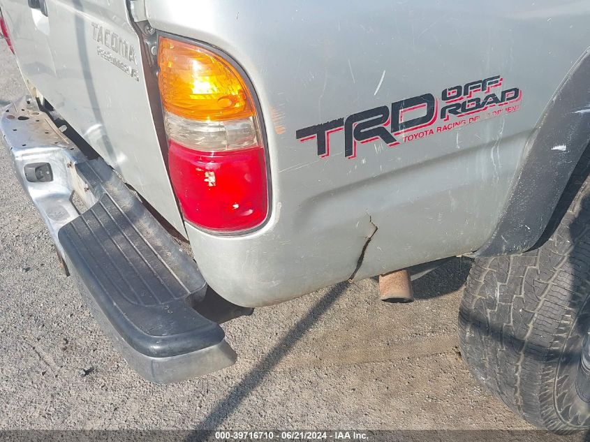 2001 Toyota Tacoma Xtracab Prerunner VIN: 5TESN92N71Z863905 Lot: 39716710