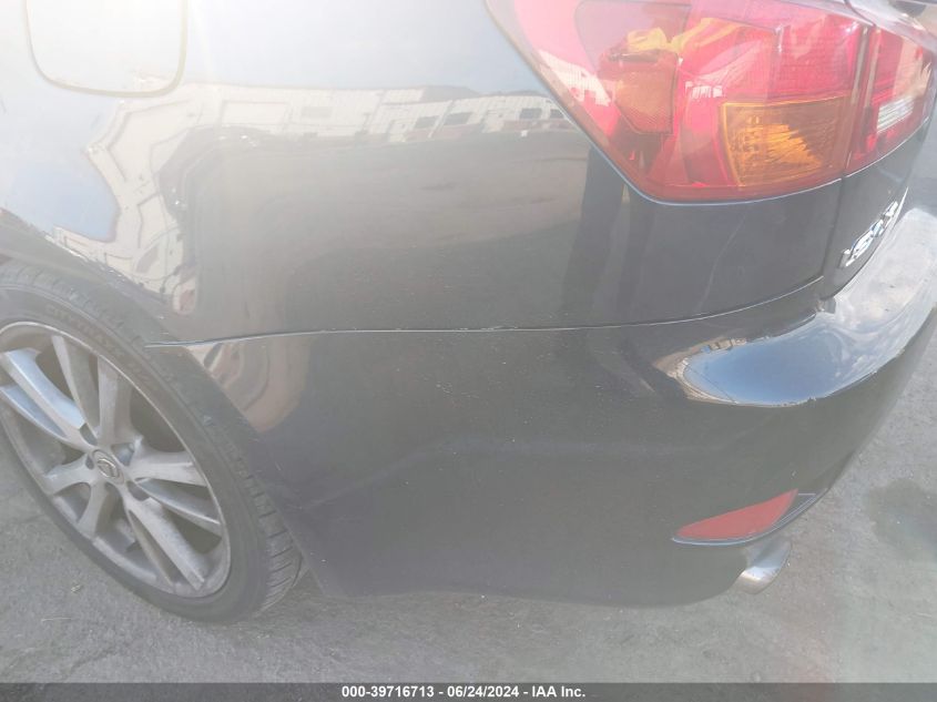 2006 Lexus Is 250 VIN: JTHBK262165023076 Lot: 39716713