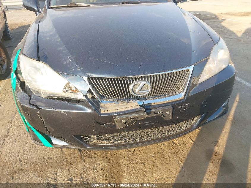 2006 Lexus Is 250 VIN: JTHBK262165023076 Lot: 39716713