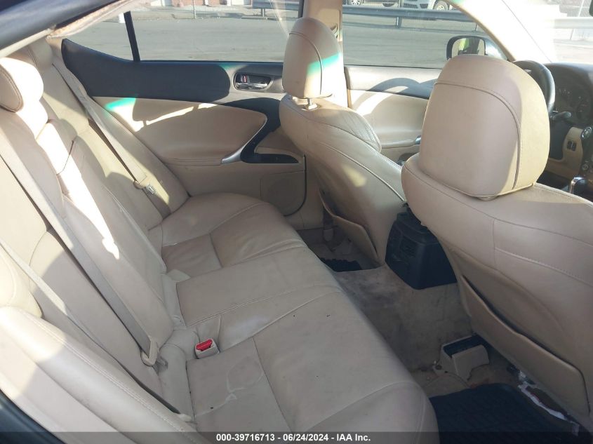 2006 Lexus Is 250 VIN: JTHBK262165023076 Lot: 39716713