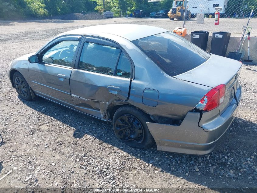 2004 Honda Civic Lx VIN: 2HGES16554H623741 Lot: 39716730