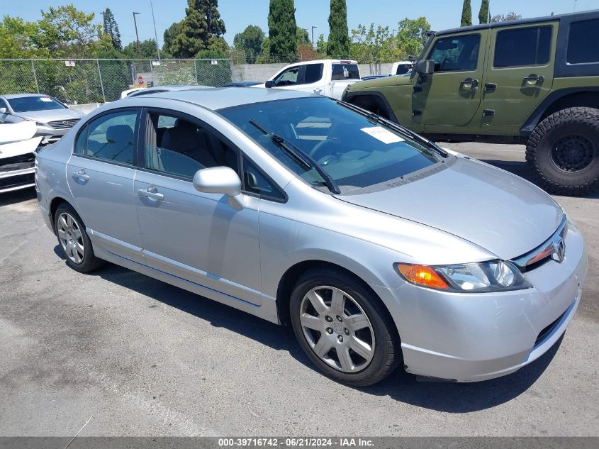 2008 Honda Civic Lx VIN: 1HGFA16528L074807 Lot: 39716742