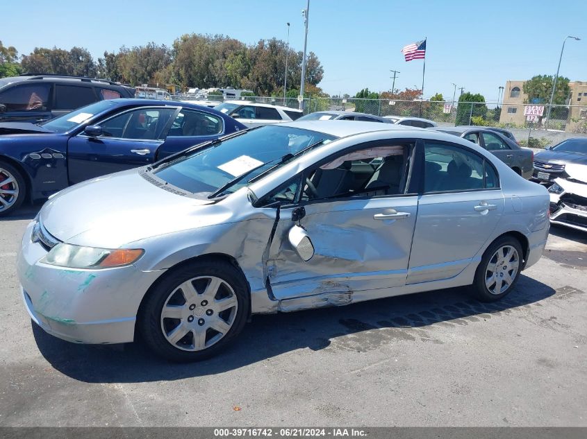 2008 Honda Civic Lx VIN: 1HGFA16528L074807 Lot: 39716742