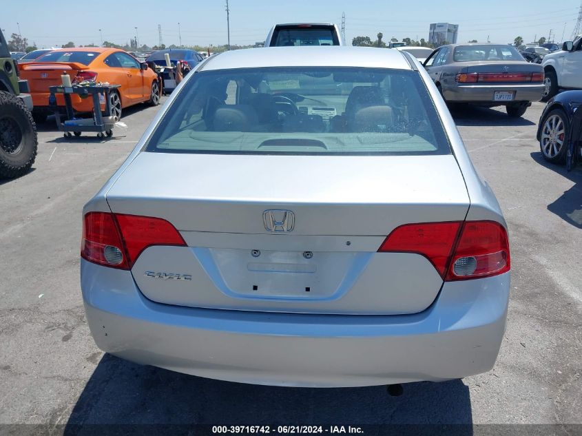 2008 Honda Civic Lx VIN: 1HGFA16528L074807 Lot: 39716742