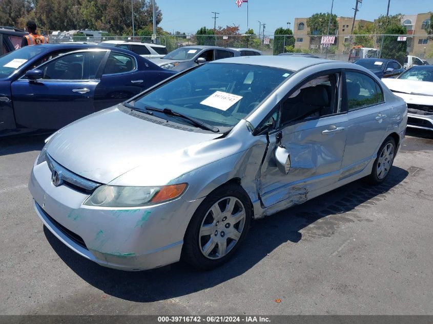 2008 Honda Civic Lx VIN: 1HGFA16528L074807 Lot: 39716742