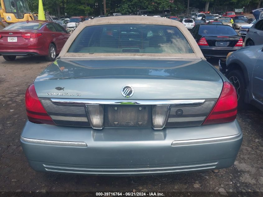 2006 Mercury Grand Marquis Gs VIN: 2MEFM74V56X607694 Lot: 39716764