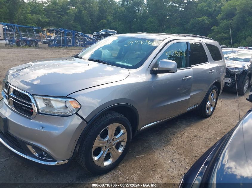 2015 Dodge Durango Limited VIN: 1C4RDJDG6FC153952 Lot: 39716766