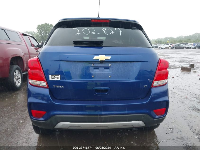 2017 Chevrolet Trax Lt VIN: 3GNCJLSB8HL202827 Lot: 39716771
