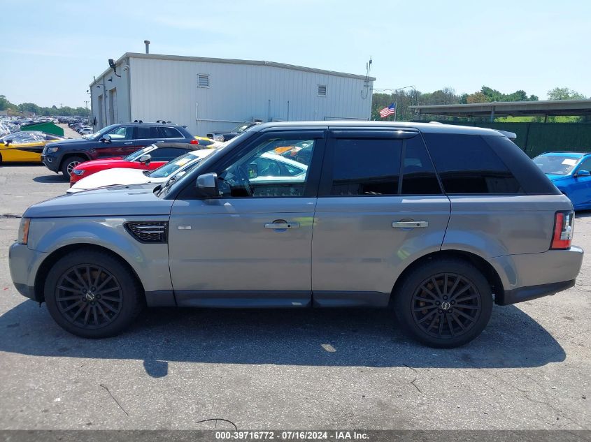 2012 Land Rover Range Rover Sport Hse VIN: SALSF2D43CA721131 Lot: 39716772