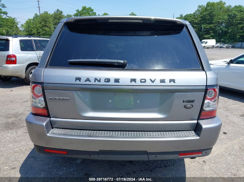 2012 Land Rover Range Rover Sport Hse VIN: SALSF2D43CA721131 Lot: 39716772