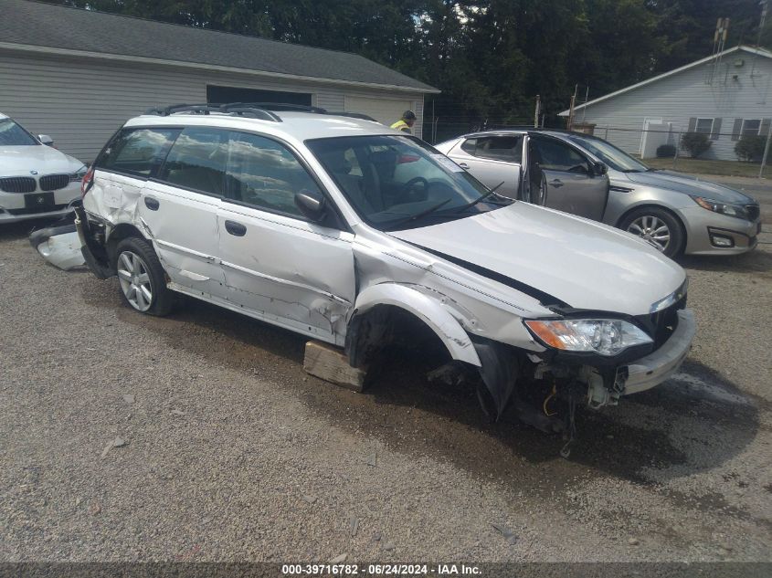 2008 Subaru Outback 2.5I/2.5I L.l. Bean Edition VIN: 4S4BP61C087334754 Lot: 39716782