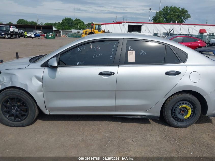 2020 Kia Rio S VIN: 3KPA24ADXLE356264 Lot: 39716785