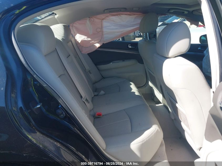 2011 Infiniti G37 Journey VIN: JN1CV6AP1BM510367 Lot: 39716794