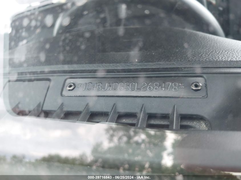 2012 Jeep Wrangler Unlimited Sport VIN: 1C4BJWDG5CL268478 Lot: 39716843