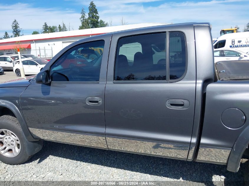 2003 Dodge Dakota Sport/Sxt VIN: 1D7HG38NX3S249288 Lot: 39716866