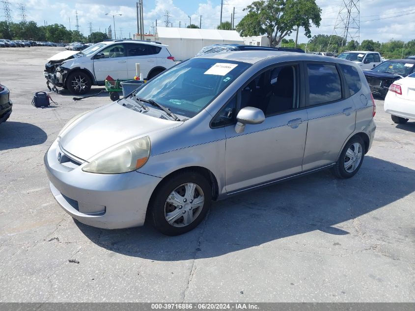 JHMGD38407S029944 | 2007 HONDA FIT