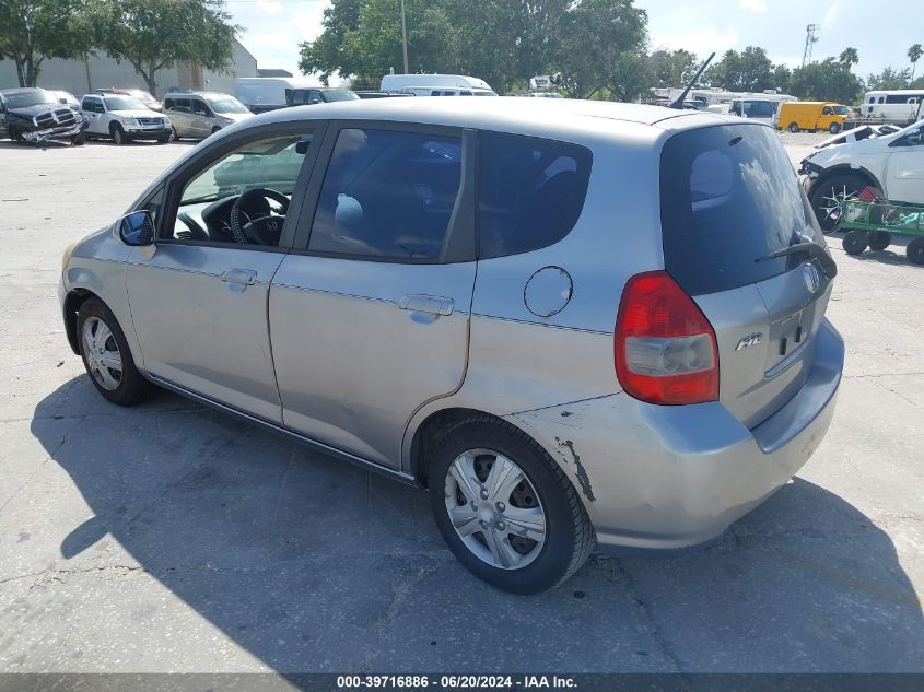 JHMGD38407S029944 | 2007 HONDA FIT