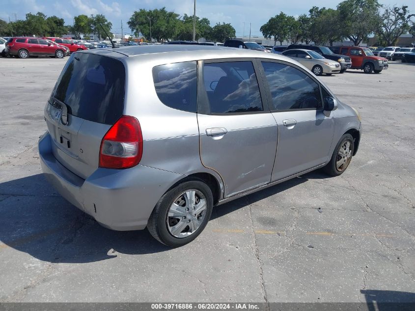 JHMGD38407S029944 | 2007 HONDA FIT