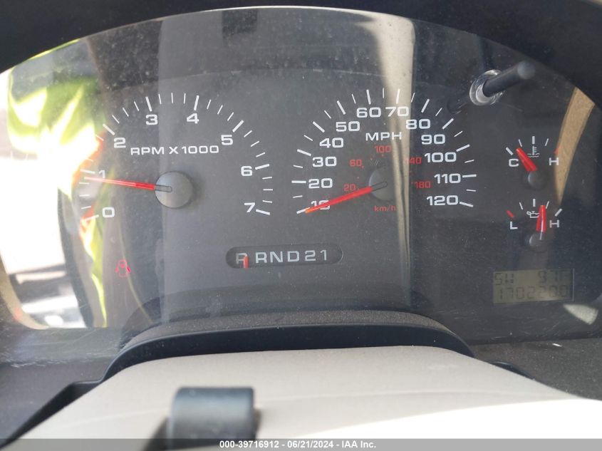 2005 Ford F-150 Lariat/Xl/Xlt VIN: 1FTPX12575NA80576 Lot: 39716912