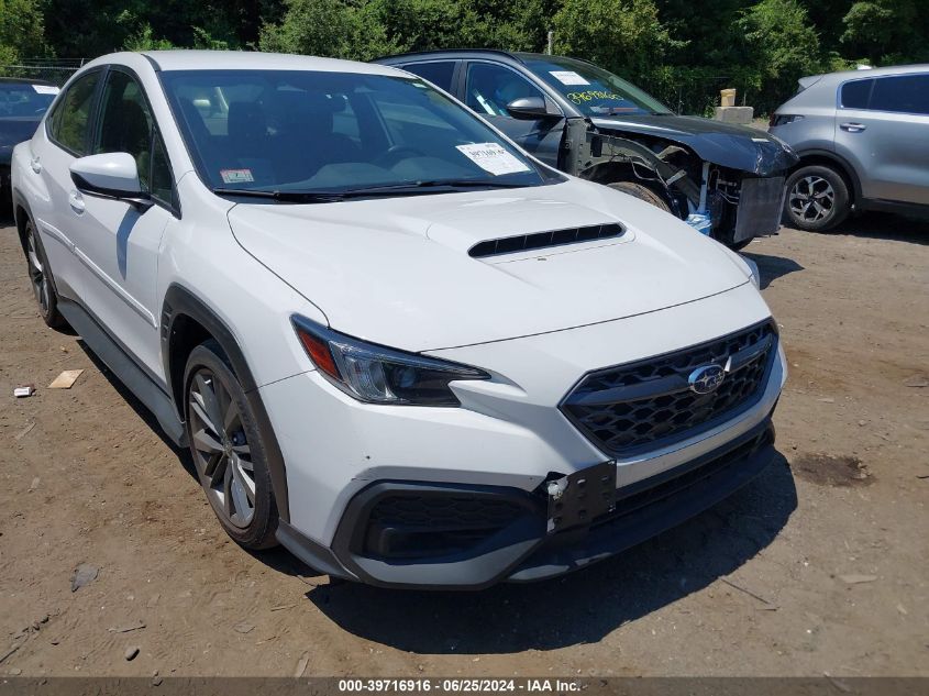 2022 Subaru Wrx VIN: JF1VBAB6XN8010654 Lot: 39716916