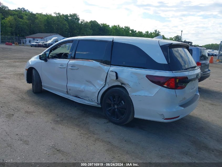 2023 Honda Odyssey Sport-L VIN: 5FNRL6H77PB029221 Lot: 39716919