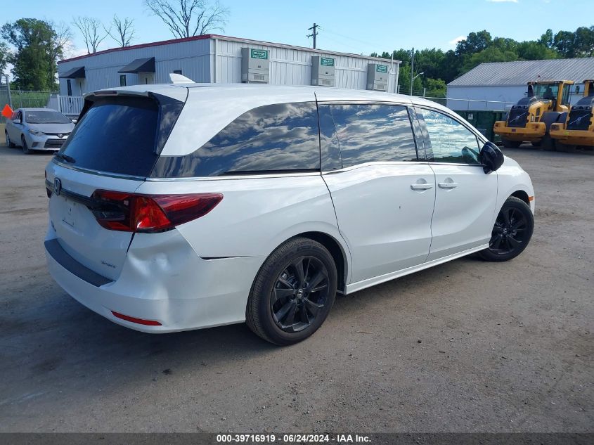 2023 Honda Odyssey Sport-L VIN: 5FNRL6H77PB029221 Lot: 39716919