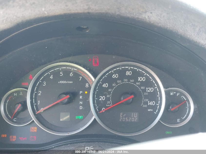 2007 Subaru Legacy 2.5I Limited VIN: 4S3BL626X77211440 Lot: 39716949