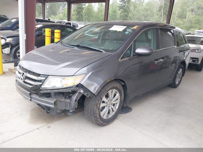 2016 Honda Odyssey Exl VIN: 5FNRL5H62GB056389 Lot: 39716989