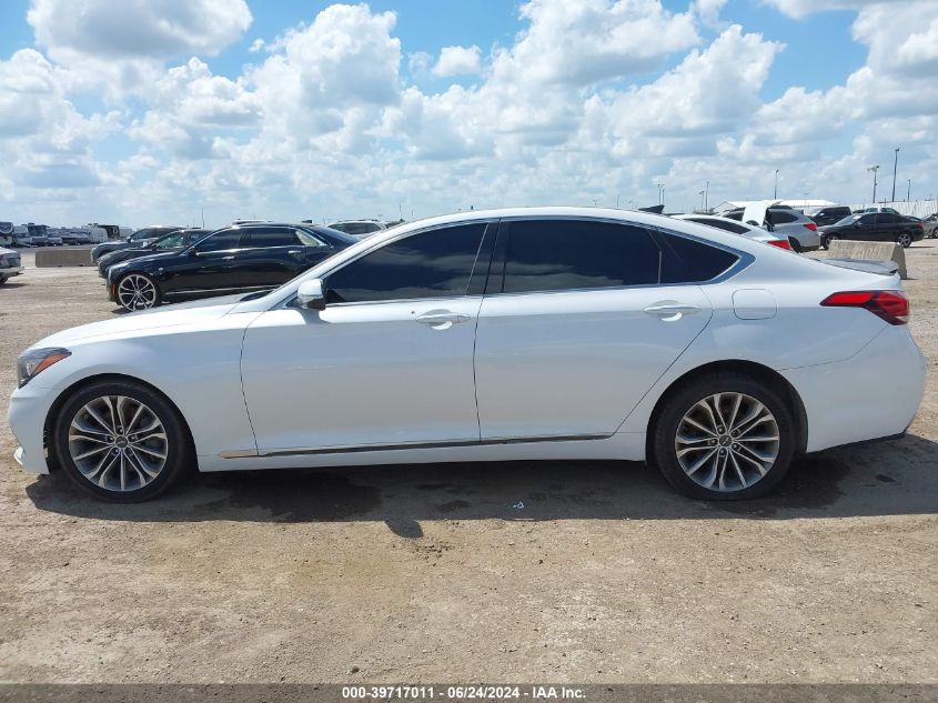 2017 Genesis G80 3.8 VIN: KMHGN4JE4HU172484 Lot: 39717011