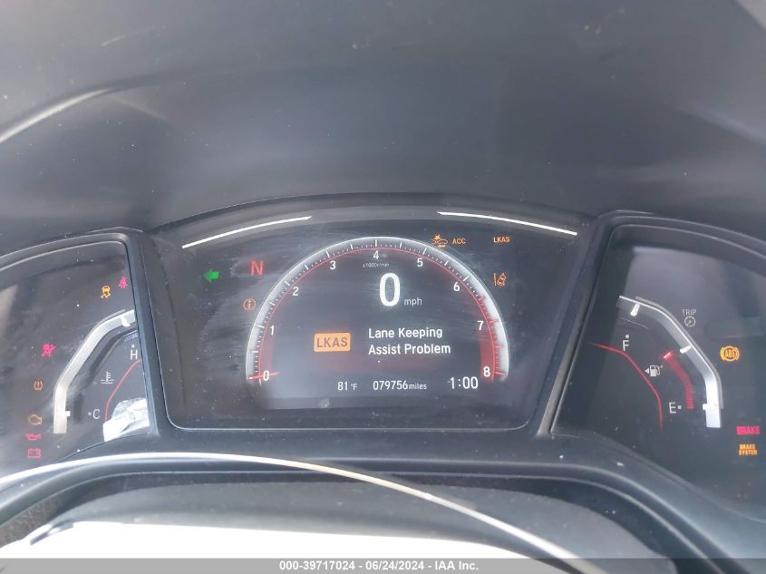 2019 Honda Civic Sport VIN: SHHFK7H49KU224021 Lot: 39717024