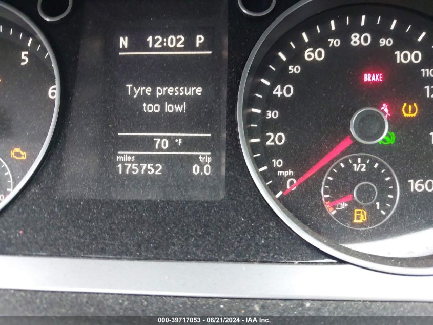 2010 Volkswagen Passat Komfort VIN: WVWJK7AN2AE146051 Lot: 39717053