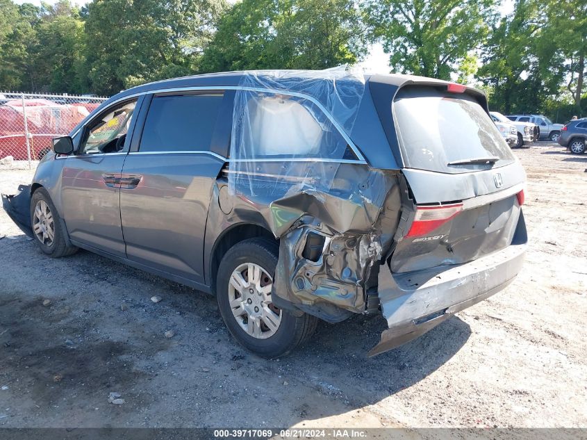 2011 Honda Odyssey Lx VIN: 5FNRL5H29BB030264 Lot: 39717069
