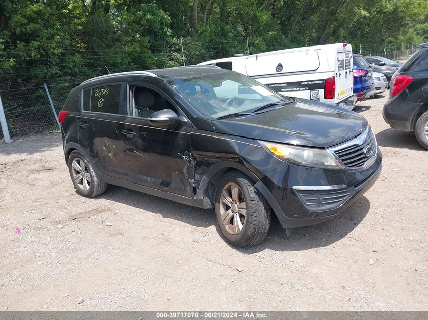 2012 Kia Sportage Lx VIN: KNDPBCA29C7261343 Lot: 39717070