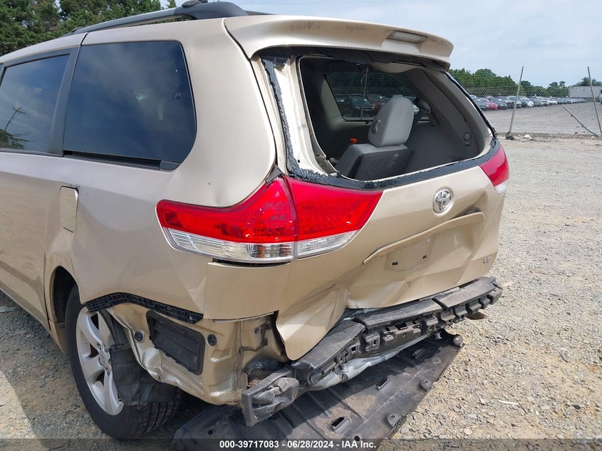 2011 Toyota Sienna Le V6 VIN: 5TDKK3DC0BS100978 Lot: 39717083