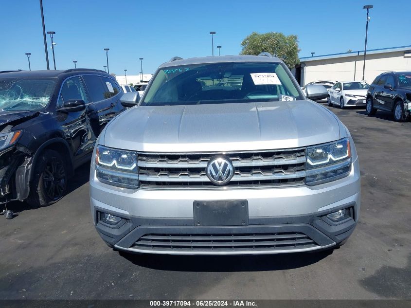 2019 Volkswagen Atlas 3.6L V6 Se W/Technology VIN: 1V2UR2CA2KC557595 Lot: 39717094