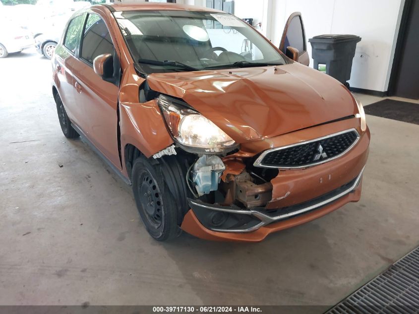 2019 Mitsubishi Mirage Rf VIN: ML32A3HJ1KH015568 Lot: 39717130