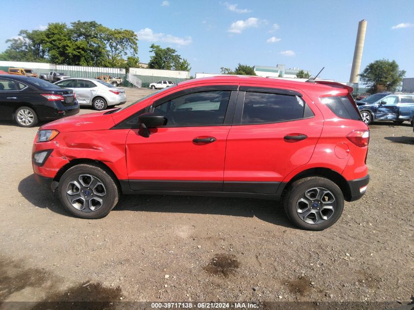2021 Ford Ecosport S VIN: MAJ6S3FL8MC418727 Lot: 39717138