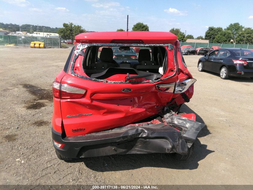 2021 Ford Ecosport S VIN: MAJ6S3FL8MC418727 Lot: 39717138
