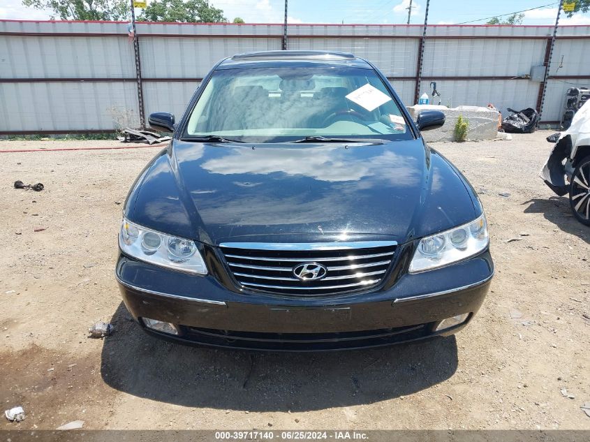 2006 Hyundai Azera Limited/Se VIN: KMHFC46F36A097987 Lot: 39717140