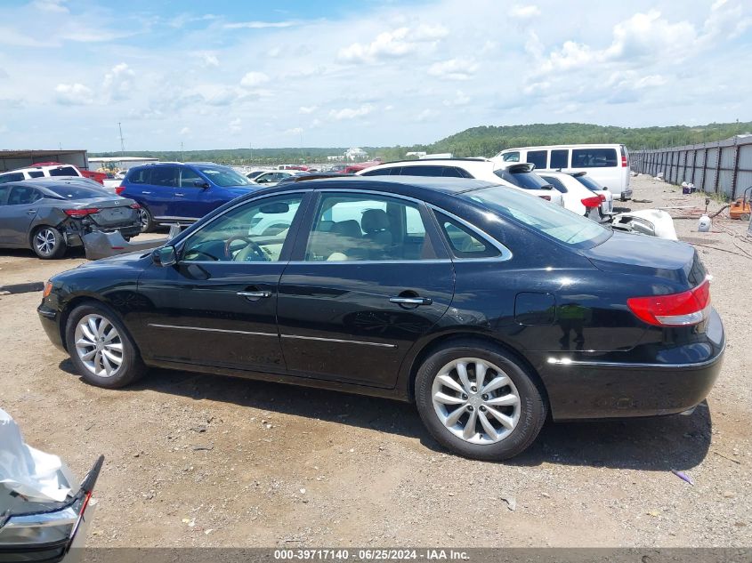 2006 Hyundai Azera Limited/Se VIN: KMHFC46F36A097987 Lot: 39717140