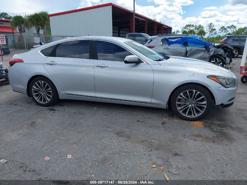 2017 Genesis G80 3.8 VIN: KMHGN4JE3HU195786 Lot: 39717147