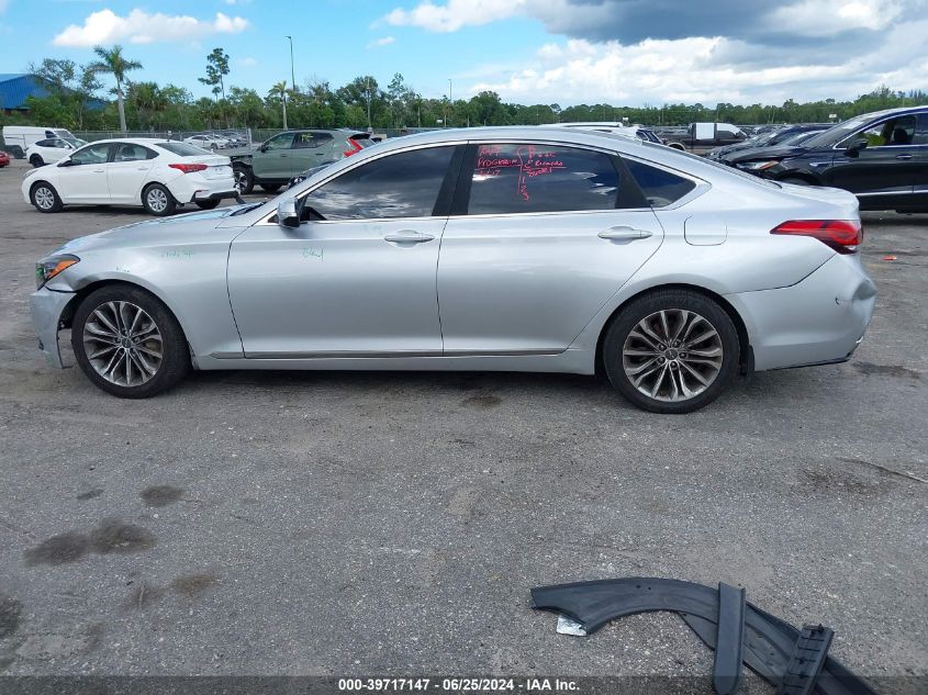 2017 Genesis G80 3.8 VIN: KMHGN4JE3HU195786 Lot: 39717147