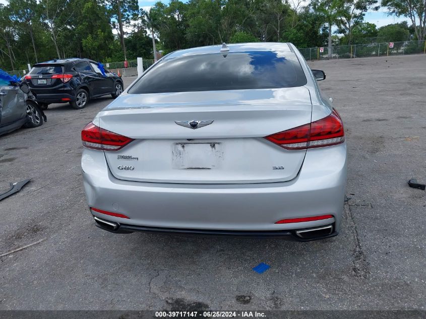 2017 Genesis G80 3.8 VIN: KMHGN4JE3HU195786 Lot: 39717147