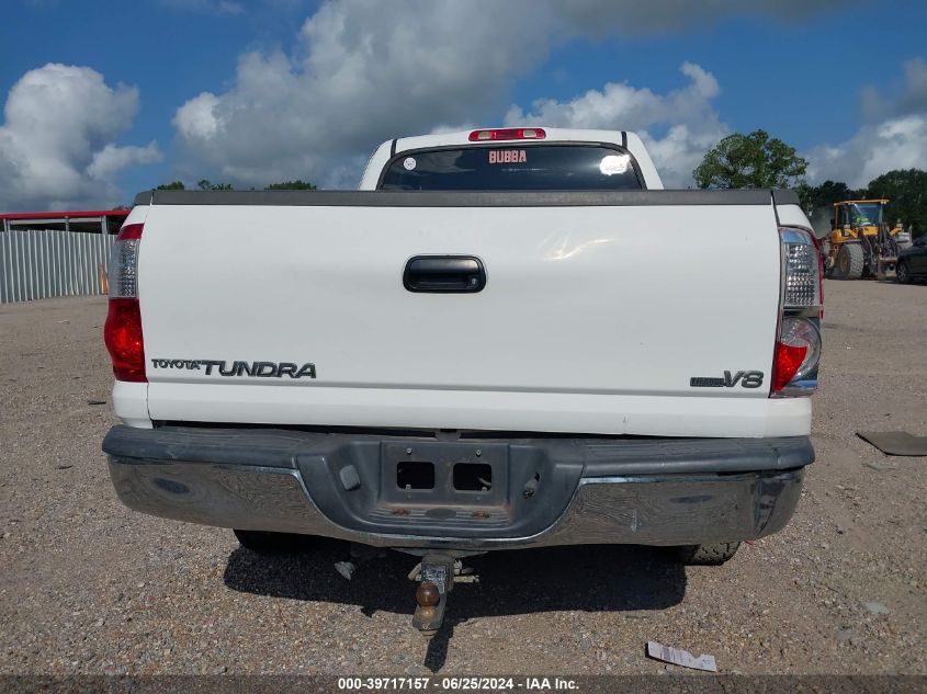 2006 Toyota Tundra Sr5 V8 VIN: 5TBET341X6S558289 Lot: 39717157